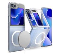 Ringke Slim Magnetic Compatibile con Cover Samsung Galaxy Z Flip 7 FE/Z Flip 6, Custodia Anti-Ingiallimento, Ottima Grip Rigida Calza Perfetta per Wireless Ricarica - Matte Clear