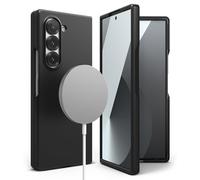 Ringke Slim Magnetic Compatibile con Cover Samsung Galaxy Z Fold 6, Custodia Ottima Grip Rigida Calza Perfetta per Wireless Ricarica - Black