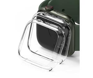 Ringke Slim per Cover Apple Watch 9/8 / 7 41mm - Clear | Custodia, 2 pezzi, sottile, leggero, rigida PC