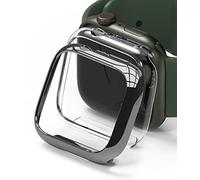 Ringke Slim per Cover Apple Watch 9/8 / 7 45mm - Clear & Dark Chrome