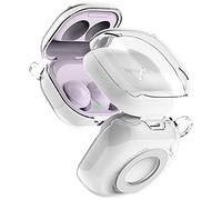 Ringke Slim-X Compatibile con Cover Samsung Galaxy Buds FE / 2 Pro / 2 / Pro/Live, Custodia PC Rigida con Pad Antiscivolo - Clear Trasparente