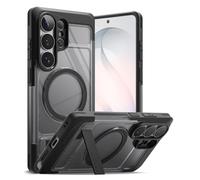 Ringke UX Magnetic Compatibile con Cover Samsung Galaxy S26 Ultra, Compatibile con Accessori Magnetici, Custodia Protettiva con Cavalletto Integrato - Smoke Black
