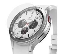 Ringke Vetro Temperato (4 Pezzi) Pellicola Compatibile con Samsung Galaxy Watch 4 Classic 46mm, Proteggi Schermo Vetro Temperato - R3