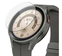Ringke Vetro Temperato (4 Pezzi) Pellicola Compatibile con Samsung Galaxy Watch 5 Pro 45mm, Proteggi Schermo Vetro Temperato - R7