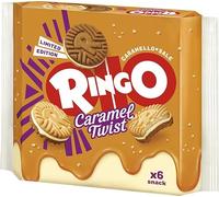 Ringo Caramel Twist Limited Edition 2023 Biscotti Farciti con Crema al Caramello Salato 165g