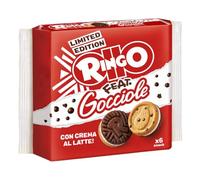 Ringo feat. Gocciole Biscotti con Gocce di Cioccolato e Crema al Latte, Limited Edition, 165g