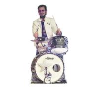 Ringo Starr Cartonato A Grandezza Naturale Con Supporto Mini Gratuito / Standup