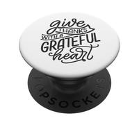 Ringrazia con un cuore grato PopSockets PopGrip Adesivo