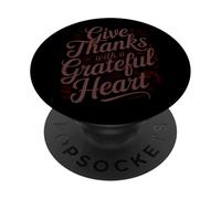 Ringrazia con un cuore grato PopSockets PopGrip Adesivo