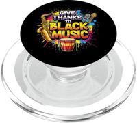 Ringrazia la musica nera - Celebra l'arte afroamericana PopSockets PopGrip per MagSafe