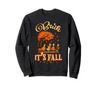 Ringraziamento Autunno Bruh It's Fall Oca Zucca Spice Felpa