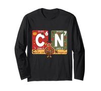 Ringraziamento Azoto Carbonio 67 Scienza Turchia Insegnante Meme Maglia a Manica
