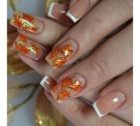 Ringraziamento Bianco Francese Forma Persist Zoccoli Aereo Ago Piano ABS Sostanza Permanente per le Feste Uso quotidiano Party Wear Bianco Francese Unguis Consigli