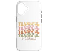 Ringraziamento carino grato e benedetto Custodia per iPhone 16