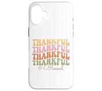 Ringraziamento carino grato e benedetto Custodia per iPhone 16 Plus