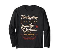 Ringraziamento Che Serve Il Dramma familiare Come Contorno Maglia a Manica