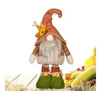 Ringraziamento Gnome Plush - Materiale in poliestere PLùsh, design delle gambe primaverili, decorazioni gnome di Felice autunno, Giorni di Tħanksgiving gnomi рlush | Grazie mille gnomèsplush per il ta