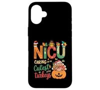 Ringraziamento infermiera NICU che si prende cura dei piccoli tacchini più carini Custodia per iPhone 16 Plus