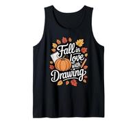 Ringraziamento Innamorarsi del Disegno Autunno Arti Canotta