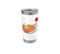 Ringraziamento Master Baster Divertente Turchia Giorno Autunno Uomini Ragazzi Bicchiere termico in acciaio inox doppia parete