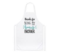 Ringraziamento Per Being My Bonus Brother Chef Grembiule Divertente Step Best