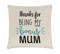 Ringraziamento Per Being My Bonus Mamma Cuscino Cover Stepmum Giorno Bellissimo
