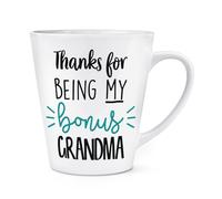 Ringraziamento Per Being My Bonus Nonna 341ml Latte Tazza Step Mamme Day Awesome