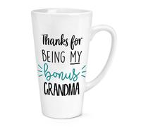 Ringraziamento Per Being My Bonus Nonna 483ml Grande Latte Tazza Step Mamme Day