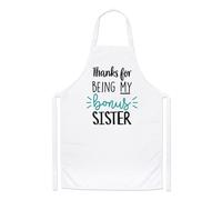 Ringraziamento Per Being My Bonus Sorella Chef Grembiule Divertente Step Best