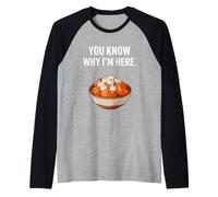 Ringraziamento Sai perché Sono Qui Maglia con Maniche Raglan