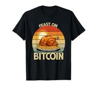 Ringraziamento Sats Harvest Blockchain Finanza Ricchezza Bitcoin Maglietta