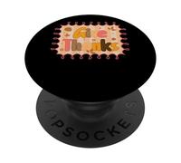 Ringraziare la celebrazione del Ringraziamento autunn PopSockets PopGrip Adesivo