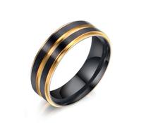 Rings, Fedine Fidanzamento Coppia Acciaio Taglia 27 6,8 mm Lucidato a Specchio Engraved Regalo per Figlia New Year Gioielli