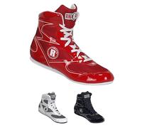 Ringside Undefeated Scarpe da Boxe, in Pelle Sintetica, per Uomo e Donna, Leggere, Alte alla Caviglia, per Boxe, Allenamento, Competizione, Diverse Misure (35-43)