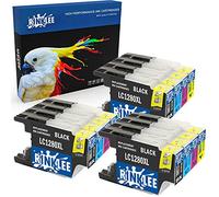 RINKLEE 12 Compatibili Cartucce LC1280XL LC1240XL Sostituzione per Brother MFC-J430W MFC-J5910DW MFC-J6510DW MFC-J6910DW MFC-J825DW MFC-J625DW DCP-J925DW DCP-J725DW DCP-J525W