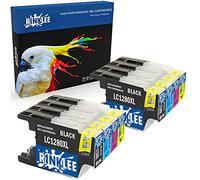 RINKLEE 8 Compatibili Cartucce LC1280XL LC1240XL Sostituzione per Brother MFC-J430W MFC-J5910DW MFC-J6510DW MFC-J6910DW MFC-J825DW MFC-J625DW DCP-J925DW DCP-J725DW DCP-J525W