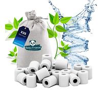 Rinko France - 35 perle di ceramica con scatola ecologica e pinza in bambù in omaggio, purificatore naturale per l’ acqua del rubinetto, filtraggio dell’acqua, per la caraffa del bollitore