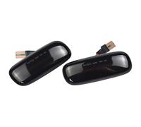 RINKTEEA Fanale direzione Per A2 A3 8L A4 2000-2006 2 Pezzi Luci Laterali Lampeggianti Dinamiche Per Auto Sequenziali(2PCS Dynamic Smoked)