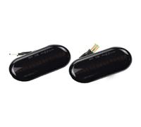 RINKTEEA Fanale direzione Per D&acia Per Duster Per Lodgy 2x Luci Direzione Dinamiche Indicatori Laterali A LED(Dynamic Smoked Type)