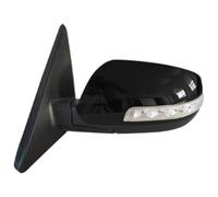 RINKTEEA Fanale direzione Per Kia Per Sorento 2009-2014 Specchietto Retrovisore Elettrico Pieghevole Riscaldato 9 Fili 87610-2P150(1Pcs Black Left)