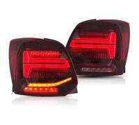 RINKTEEA Fanale direzione Per VW Per Polo 2011-2017 A LED Per Auto Indicatori Direzione Sequenziali Gruppo Luci Posteriori 2 Pezzi(Rosso)