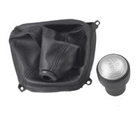 RINKTEEA Leva Pomello Cambio Per Hyundai Per Tucson IX35 2004-2009 Accessori Per Auto Pomello Del Cambio In Plastica A 5 Velocità MT-Leve Con Copertura Della Cuffia(Set)