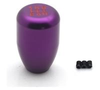 RINKTEEA Leva Pomello Cambio Pomello Cambio Universale Corsa A 5 Velocità Per Auto Leva Del Manuale Automatica In Lega A(Viola)