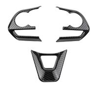 RINKTEEA Strisce Decorative per Toyota per RAV4 per Corolla per Avalon 2019-2021 Adesivo per Pannello Pulsanti Volante(369 Clock Black)