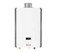 RINNAI 17i Internal Instant Tankless Gas Heater | GPL / propano | 17 litri/min | Potenza 33,2 kW | Installazione interna | Intervallo di temperatura 37°-65° | Riscaldatore istantaneo per acqua calda |