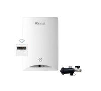 Rinnai Caldaia a Condensazione Zen 24 kW GPL WI-FI low NOx con Kit Scarico Fumi e Defangatore Omaggio KIT COASSIALE