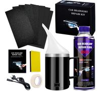 Rinnova Fari Auto Kit - 650 Ml Kit Lucidatura Fari Auto, Pulisci Fari Auto Opach