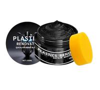 Rinnova Plastiche Auto, 100ml Pasta Restauratrice Per Plastiche Nere Auto, Restauratore Di Plasticas Per Autos Trattamento Interni, Protezione UV Asciugatura Rapida Antisbiadimento, Pasta Veicolo