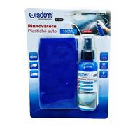 Rinnova Plastiche Per Auto E Moto Kit Con Spray Lucida Igienizza Con Panno