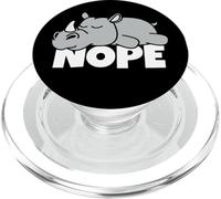 Rinoceronte Africa Animali Viaggio Not Today Nope PopSockets PopGrip per MagSafe